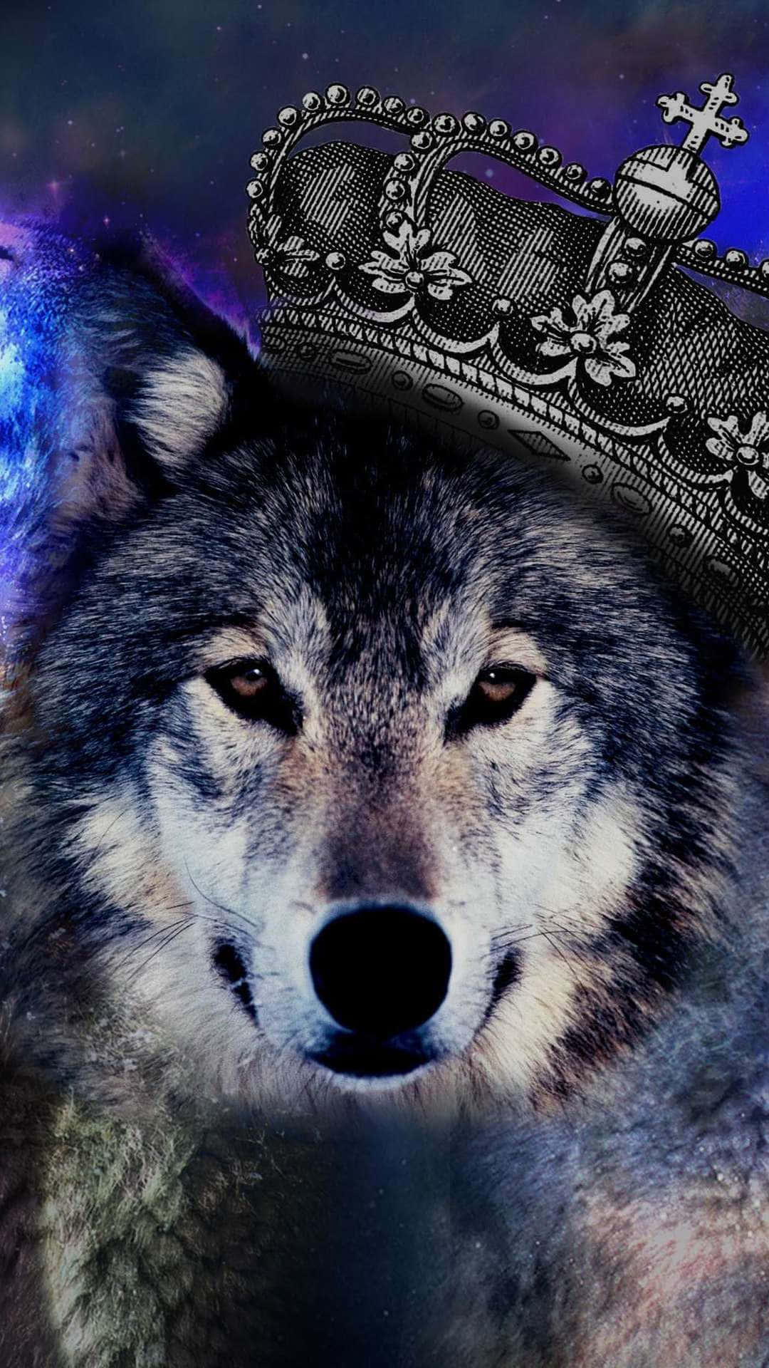 Cool Galaxy Wolf cool blue wolf HD wallpaper  Pxfuel