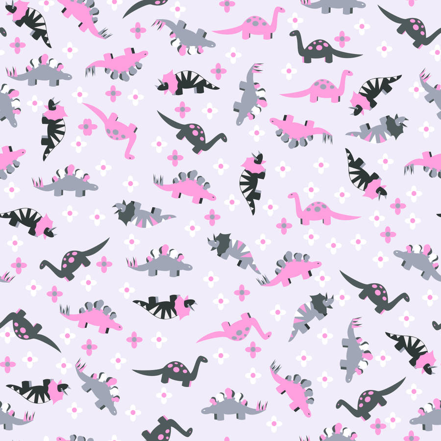 Free Cute Pink Dinosaur Background , [100+] Cute Pink Dinosaur ...