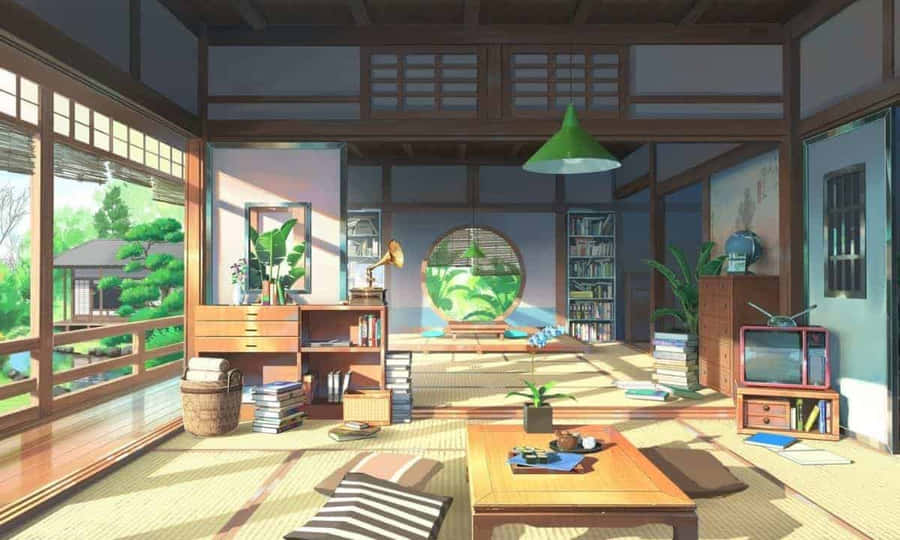 Thư viện các Background anime living room Dành cho những bộ phim về gia đình, Slice of life