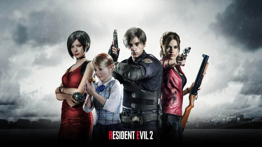 1366x768 Resident Evil 2 Background Wallpaper