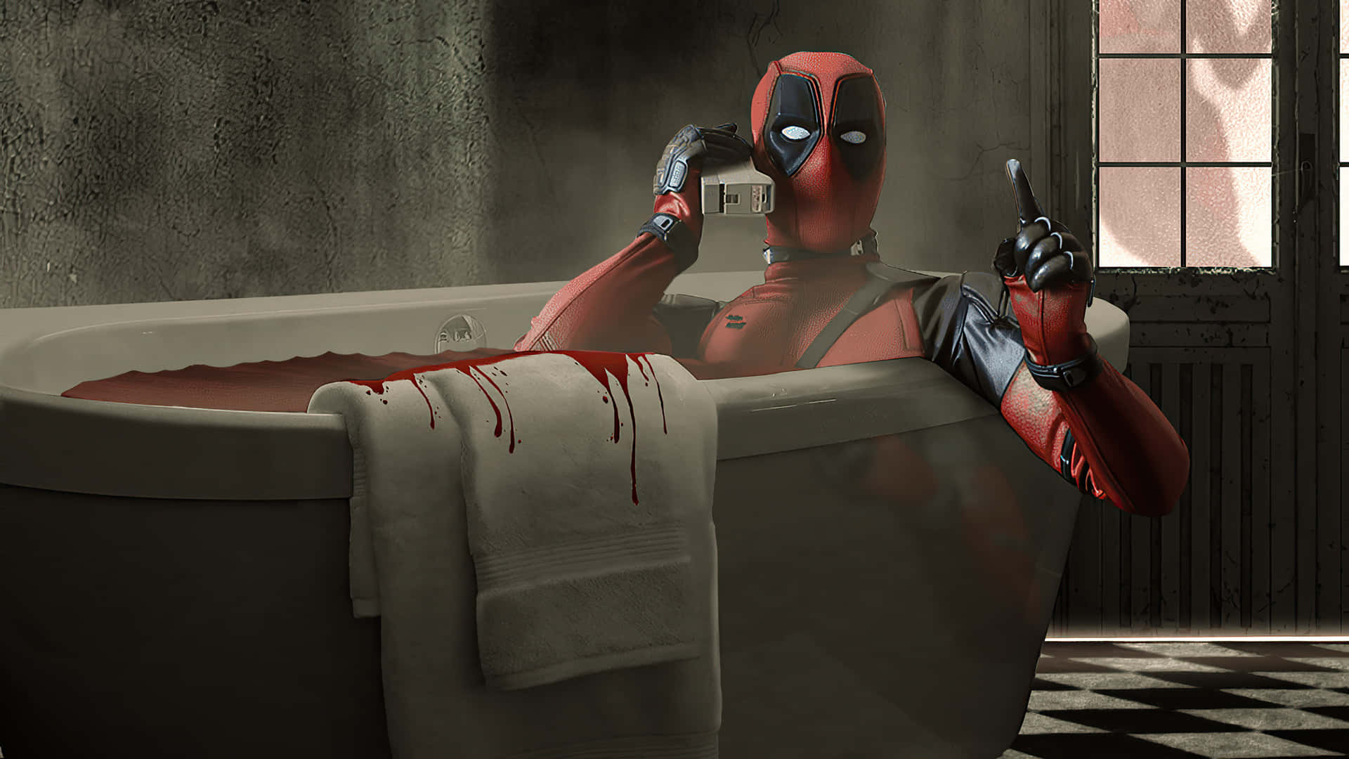 1920 X 1080 Deadpool Bakgrunnsbildet