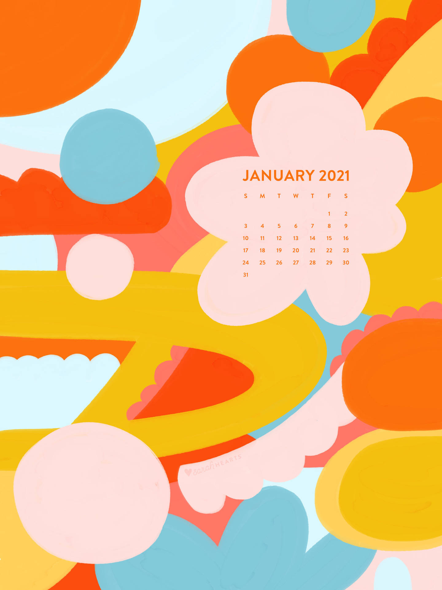 2021 Calendar Background Wallpaper