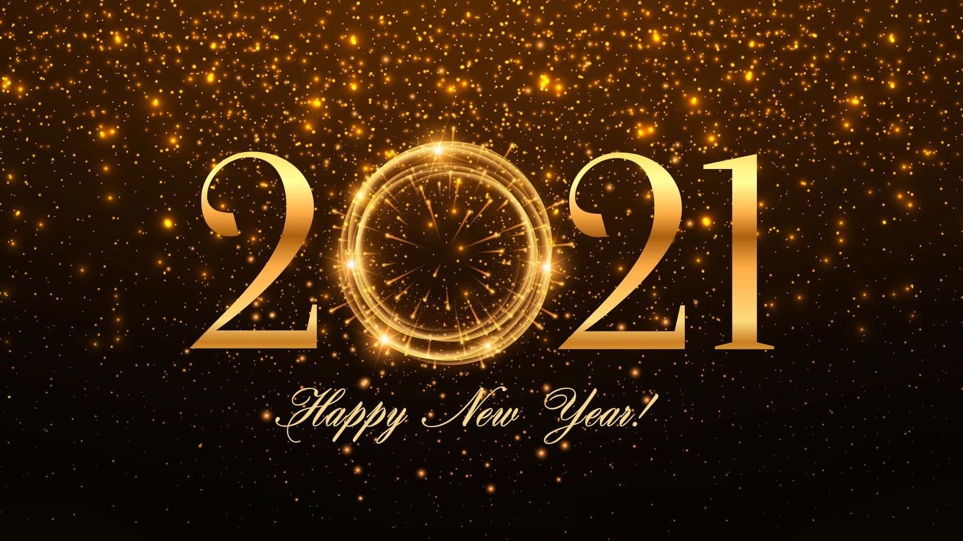 2021 Happy New Year Background Wallpaper