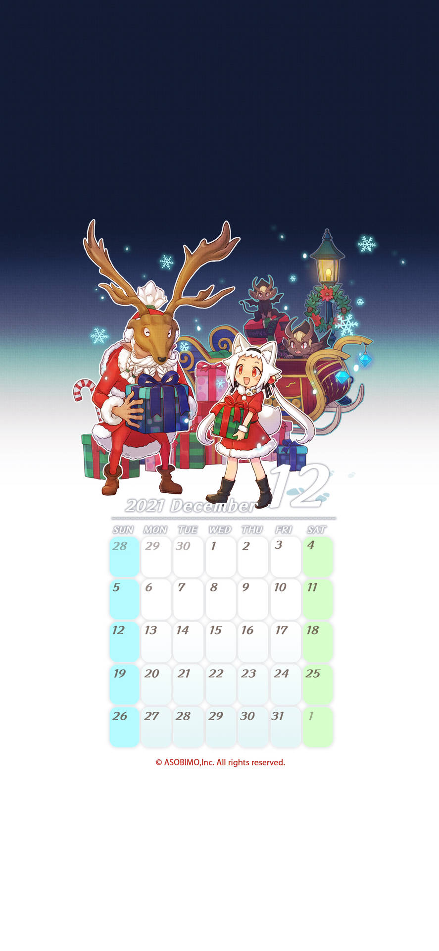 2021 Kalender Achtergrond