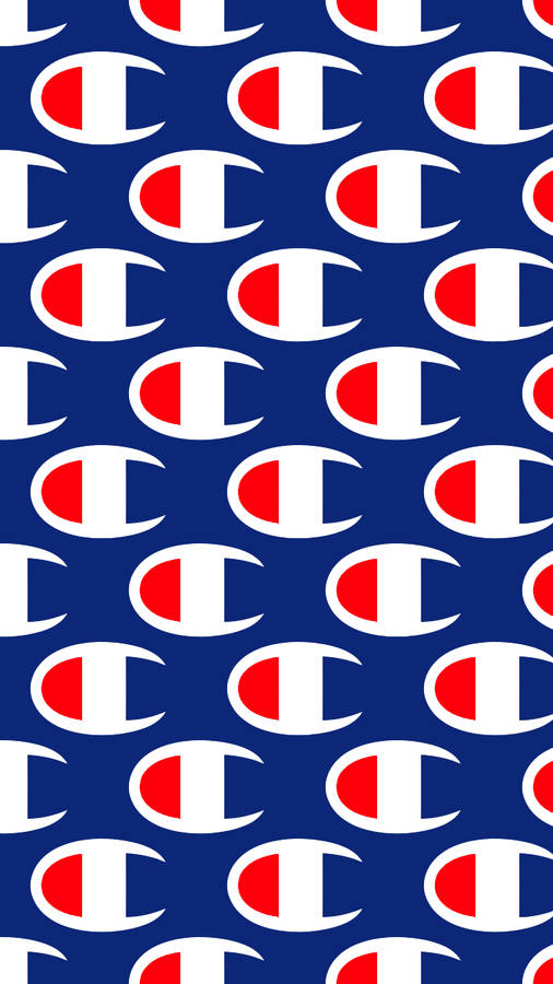 Download Dripping Blue Champion Logo Wallpaper  Wallpaperscom