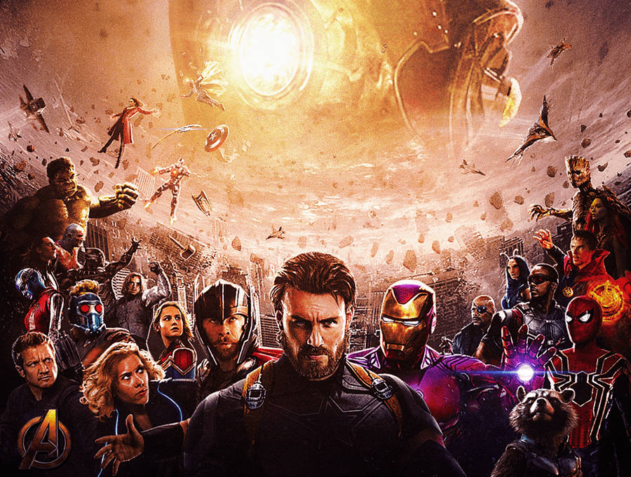 4k Avengers Background