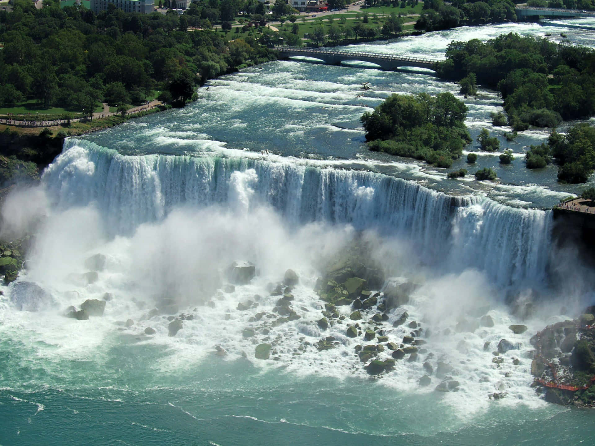 720p Niagara Falls Background Wallpaper