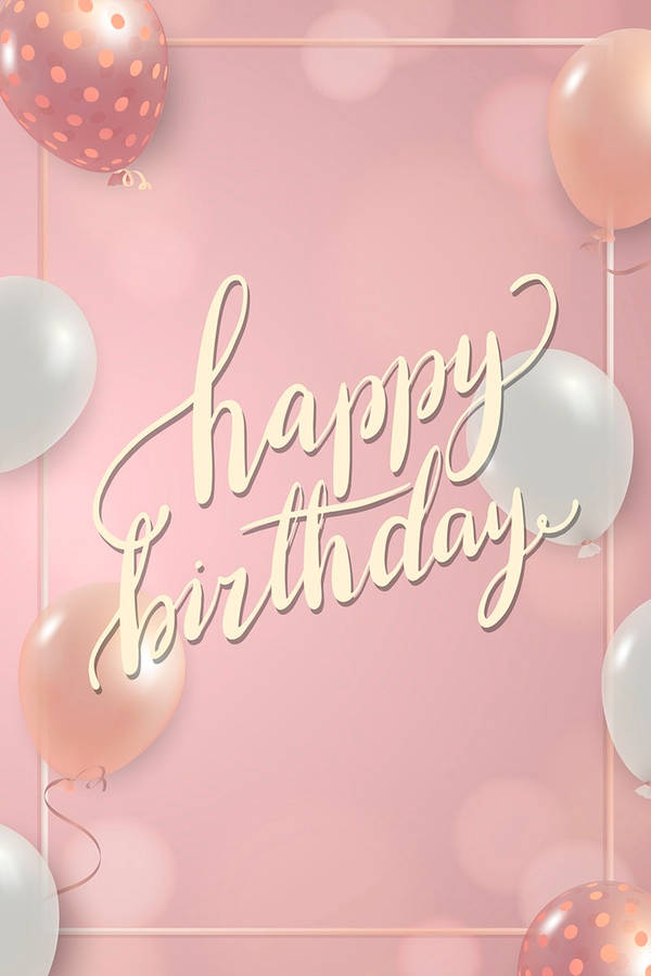 Download NiceAesthetic Happy Birthday Wallpaper