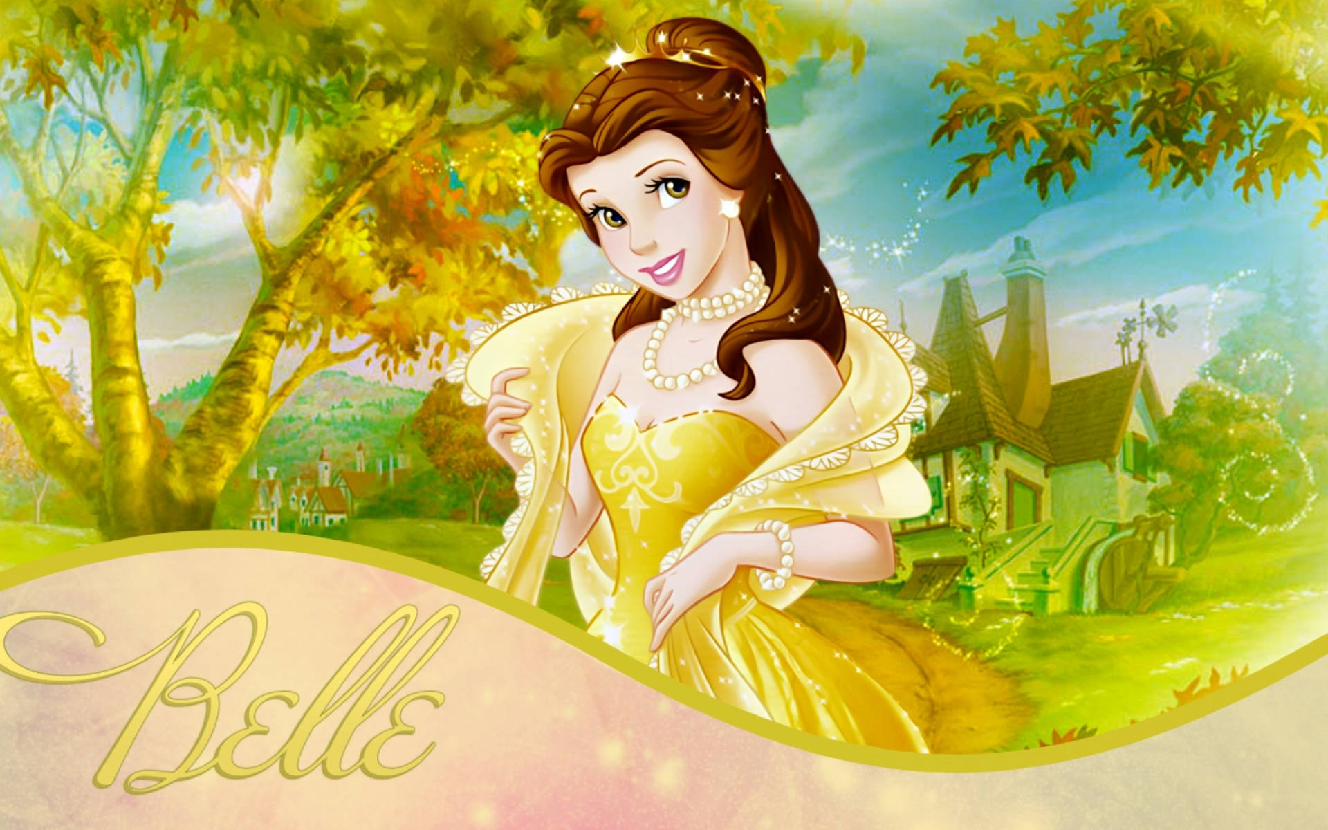 Disney Princess Wallpaper Belle    Disney princess belle Disney  princess wallpaper Belle disney