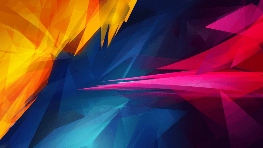 Abstract digital artwork with bold geometric shapes and vivid color gradients. — Abstract Background