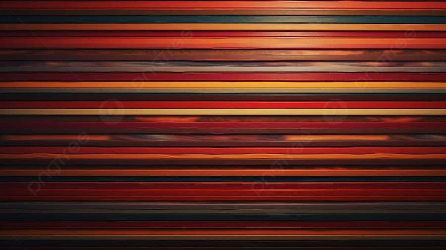 Abstract wooden plank pattern in warm red and orange tones with dark accents. — Abstract Stripe Wallpaper