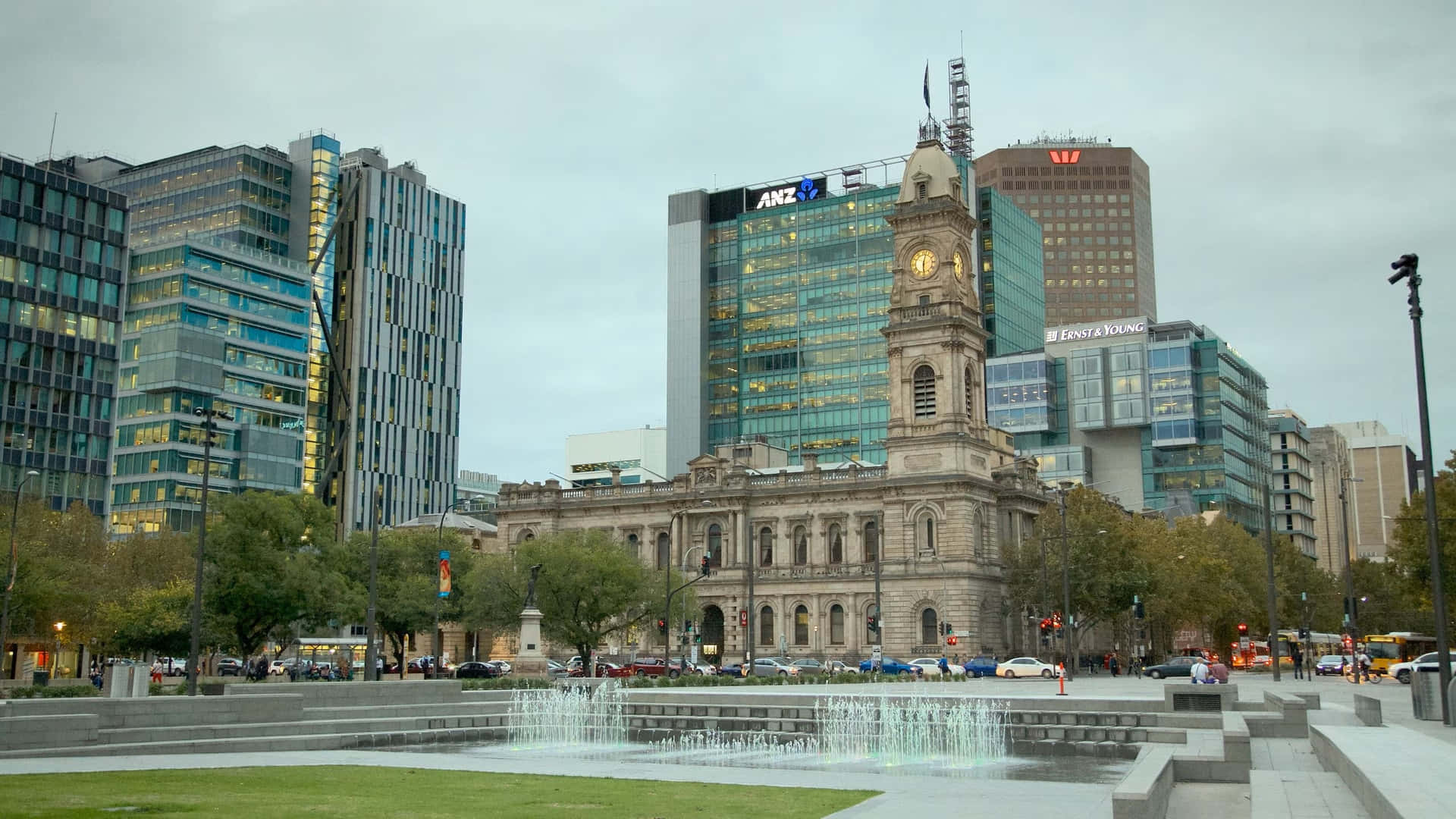 Adelaide Victoria Square Bakgrunnsbildet