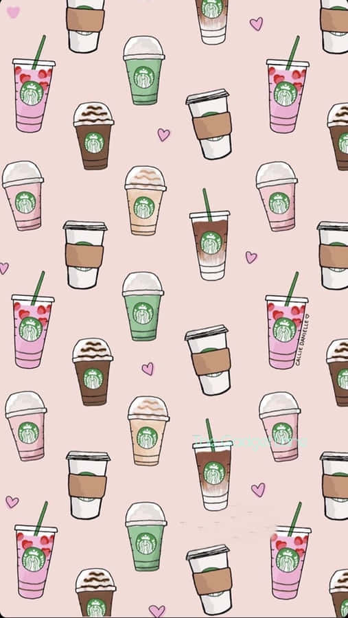 Æstetisk Starbucks Wallpaper