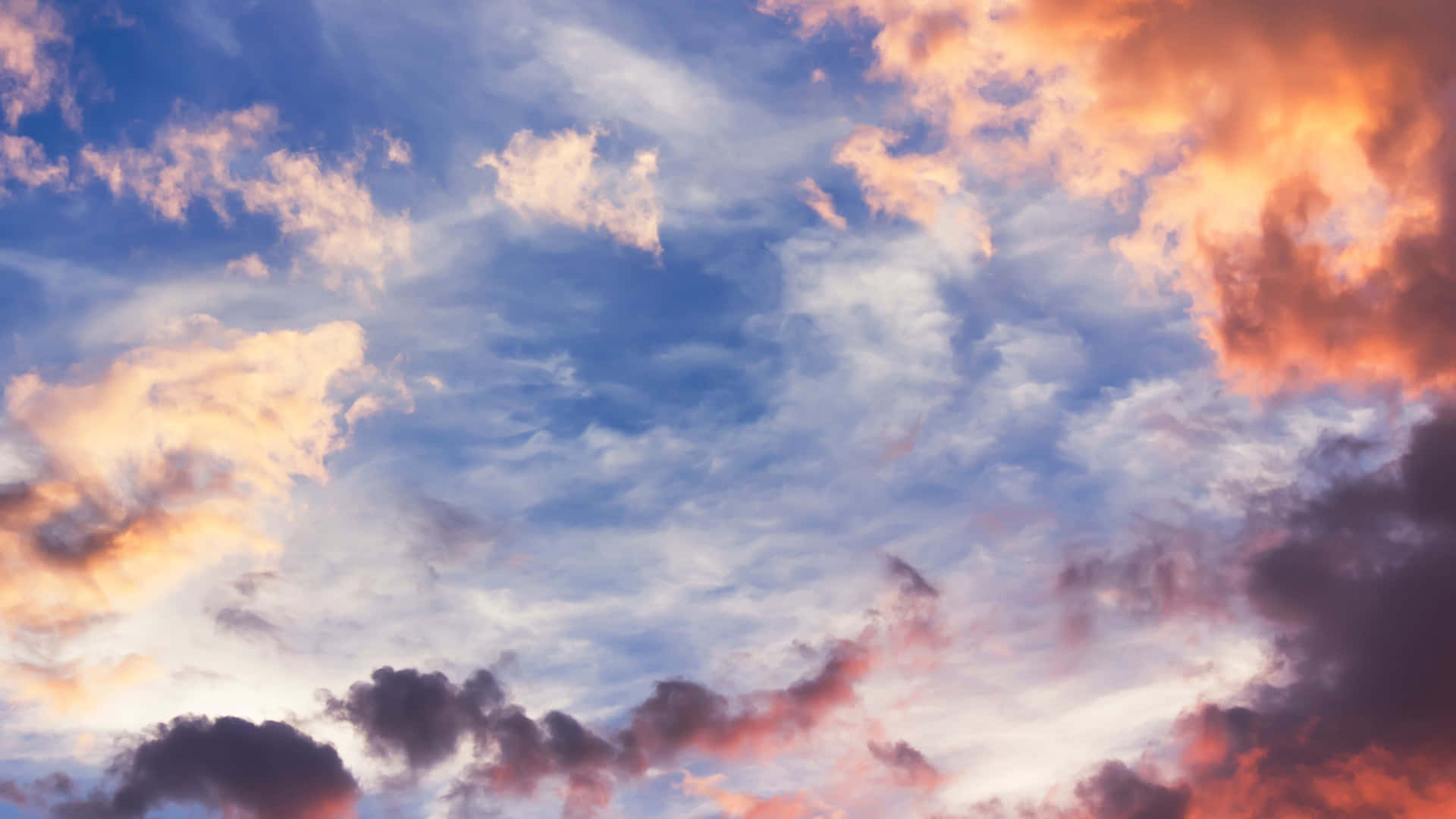 Aesthetic Clouds Background Wallpaper