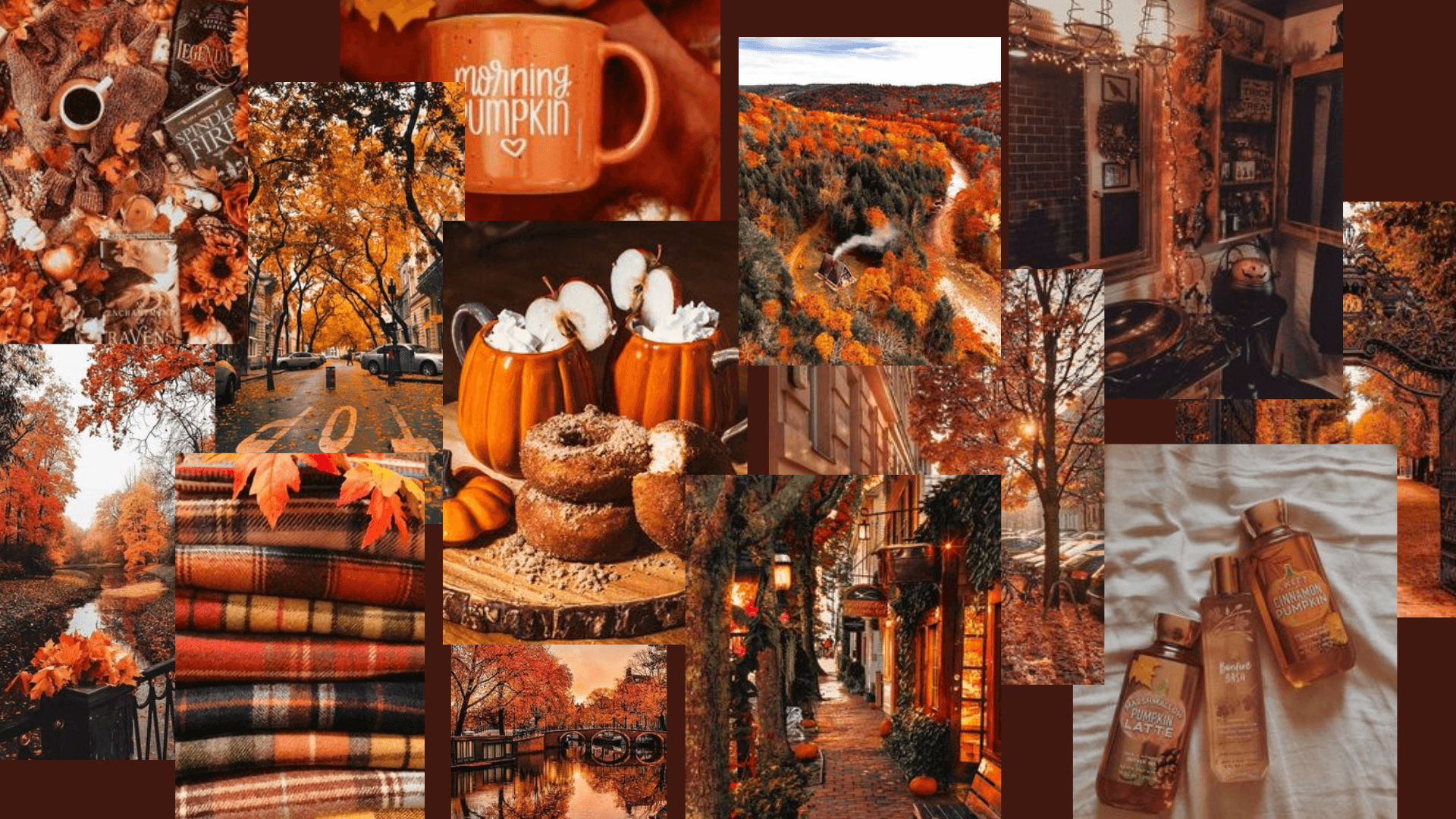 Aesthetic Fall Background Wallpaper