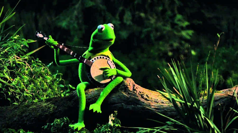 Aesthetic Kermit Achtergrond