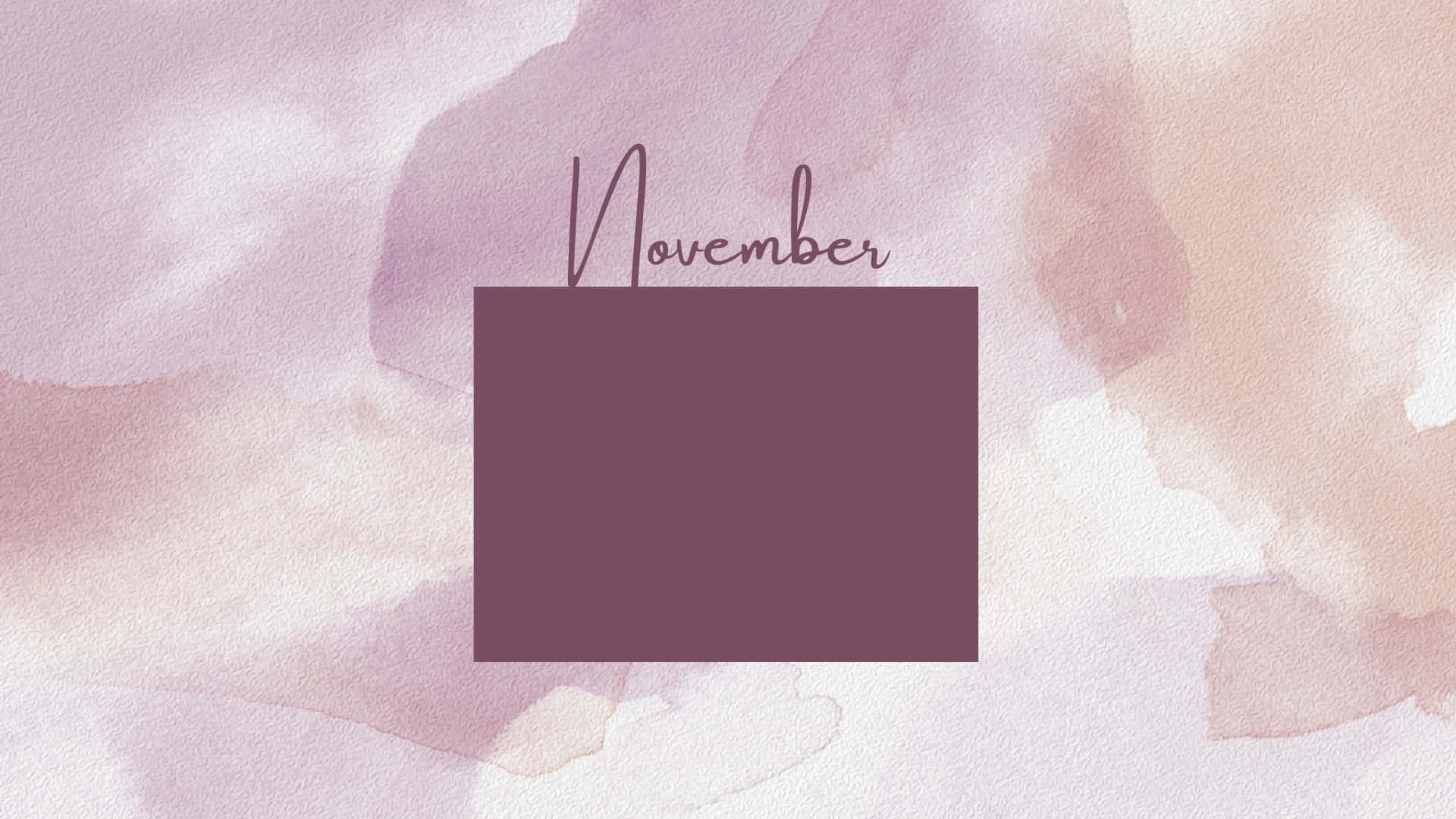 Aesthetic November Background Wallpaper
