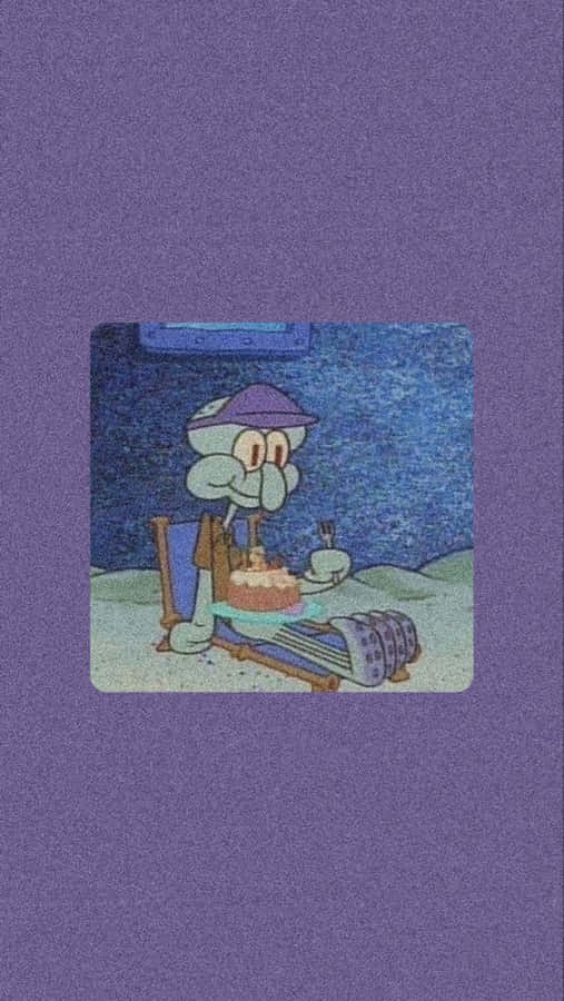 Aesthetic Squidward Wallpaper