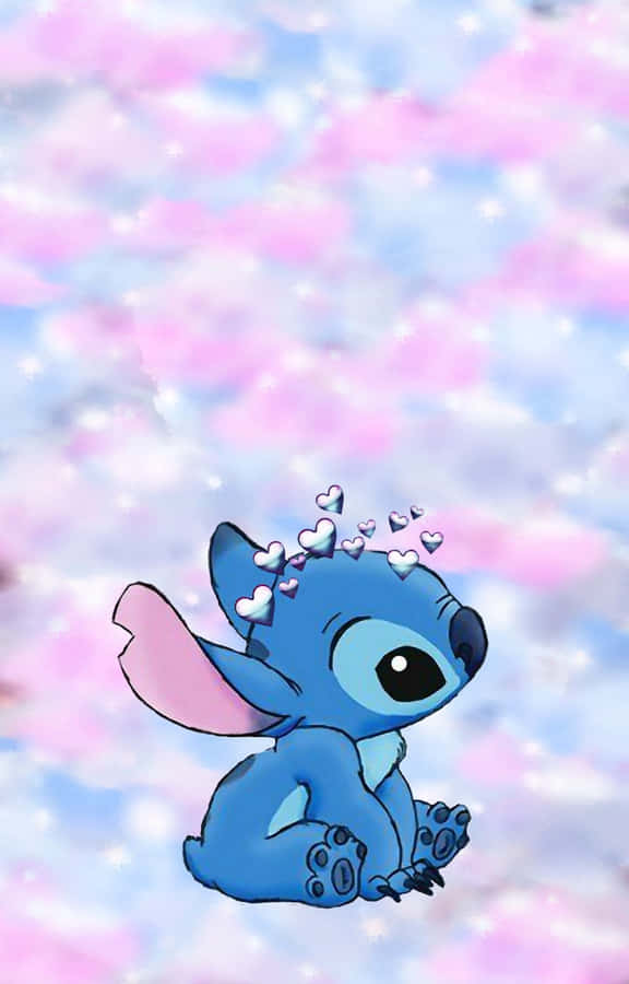 Aesthetic Stitch Disney Bakgrunnsbildet