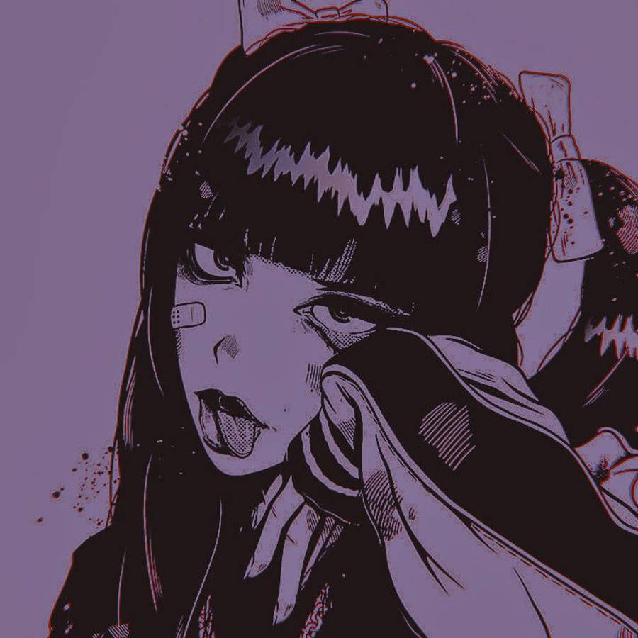 Ästhetisches Anime Mädchen Emo Wallpaper
