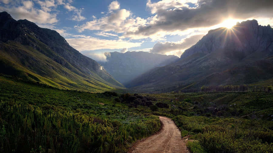 Afrikaanse Landschappen Achtergrond