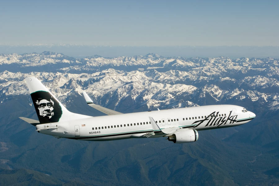 Alaska Airlines Background Wallpaper