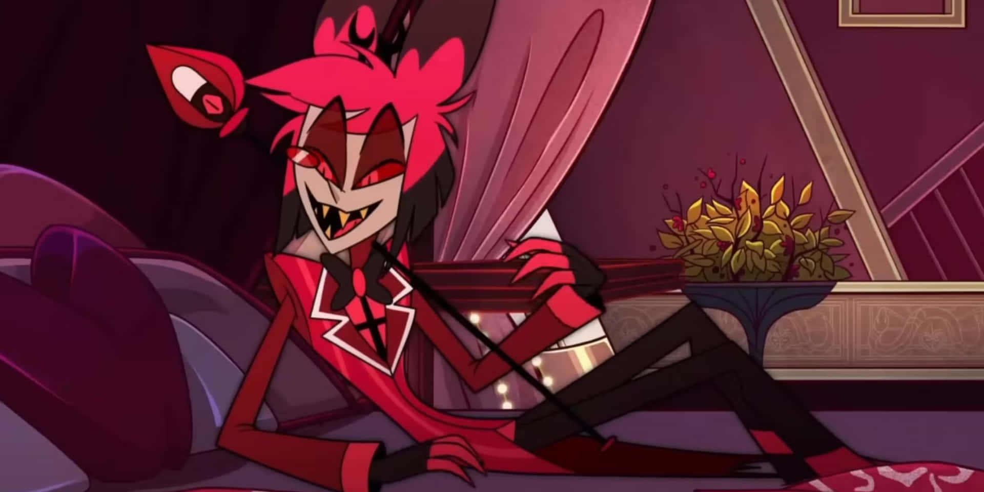 Alastor Hazbin Hotel Achtergrond