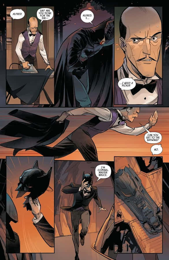 Alfred Pennyworth Bakgrunnsbildet