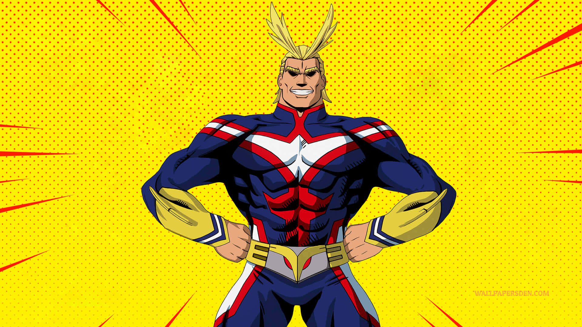 All Might Background Wallpaper