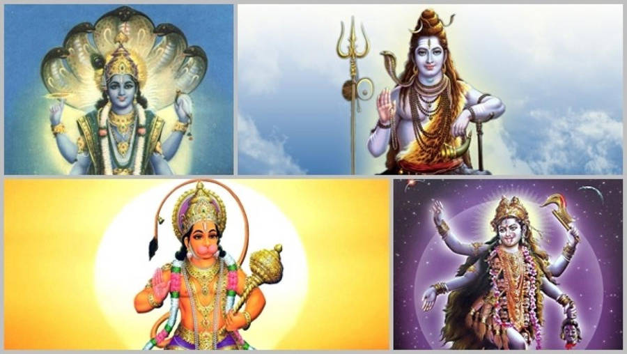 Alle Hindu Gods Billeder