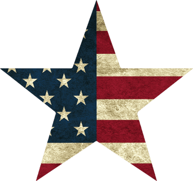 American Flag Star Svg SVG