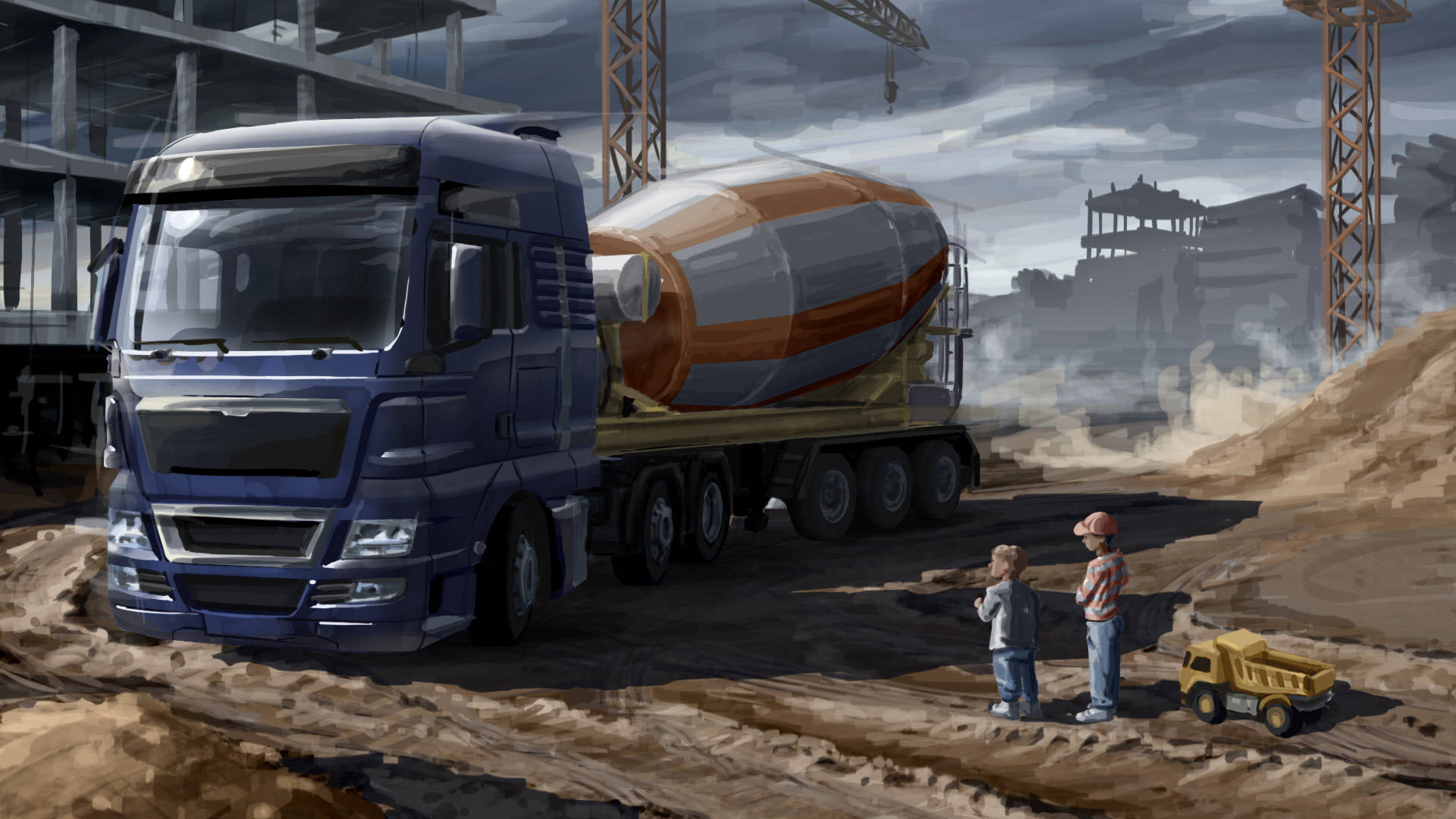 American Truck Simulator Hintergrund
