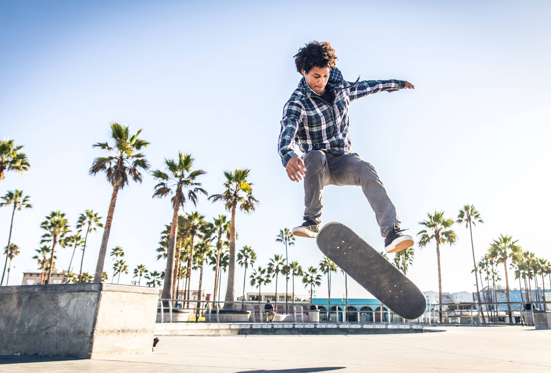 Andare Con Lo Skateboard Sfondo