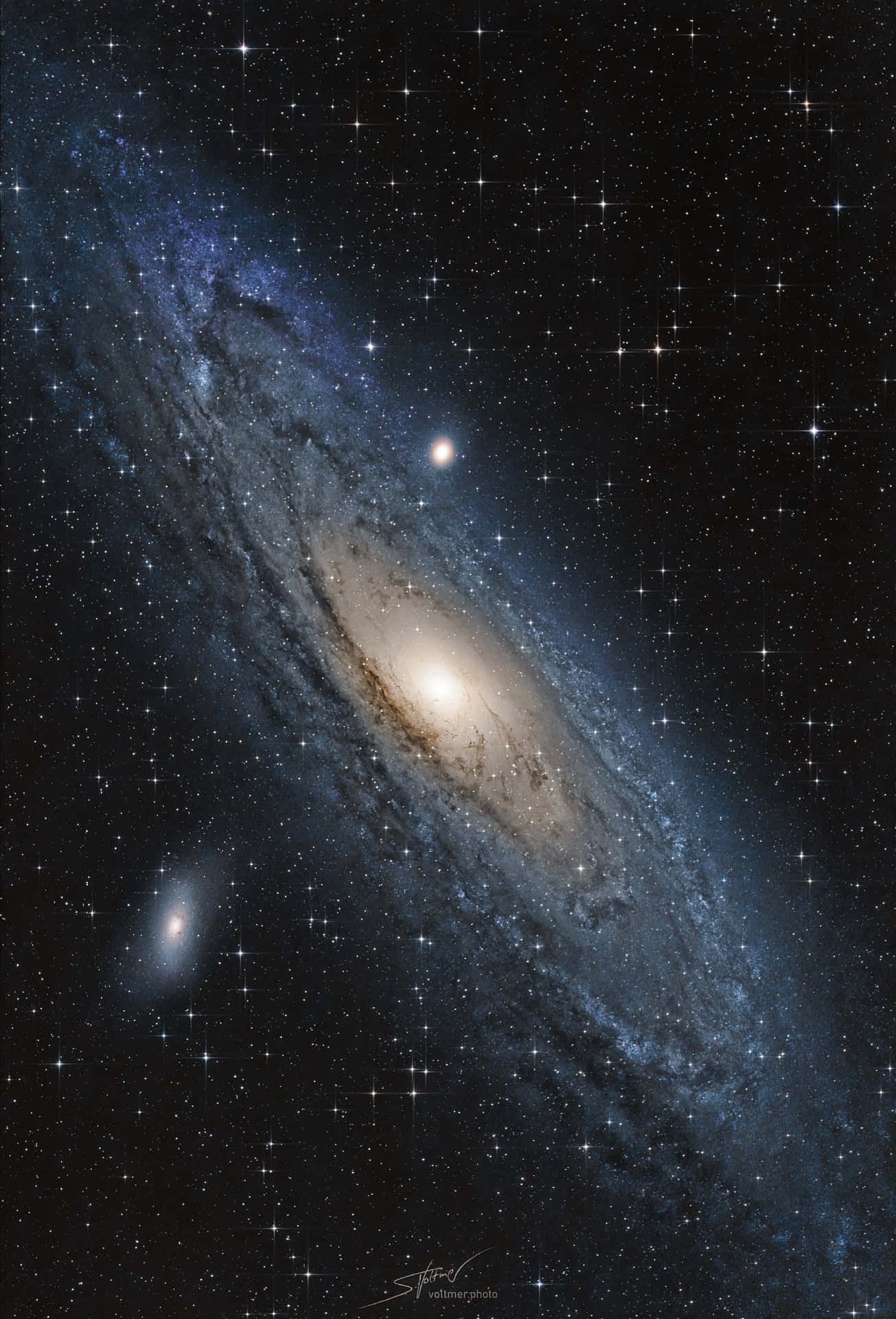 Andromeda Galaxy 4k Achtergrond