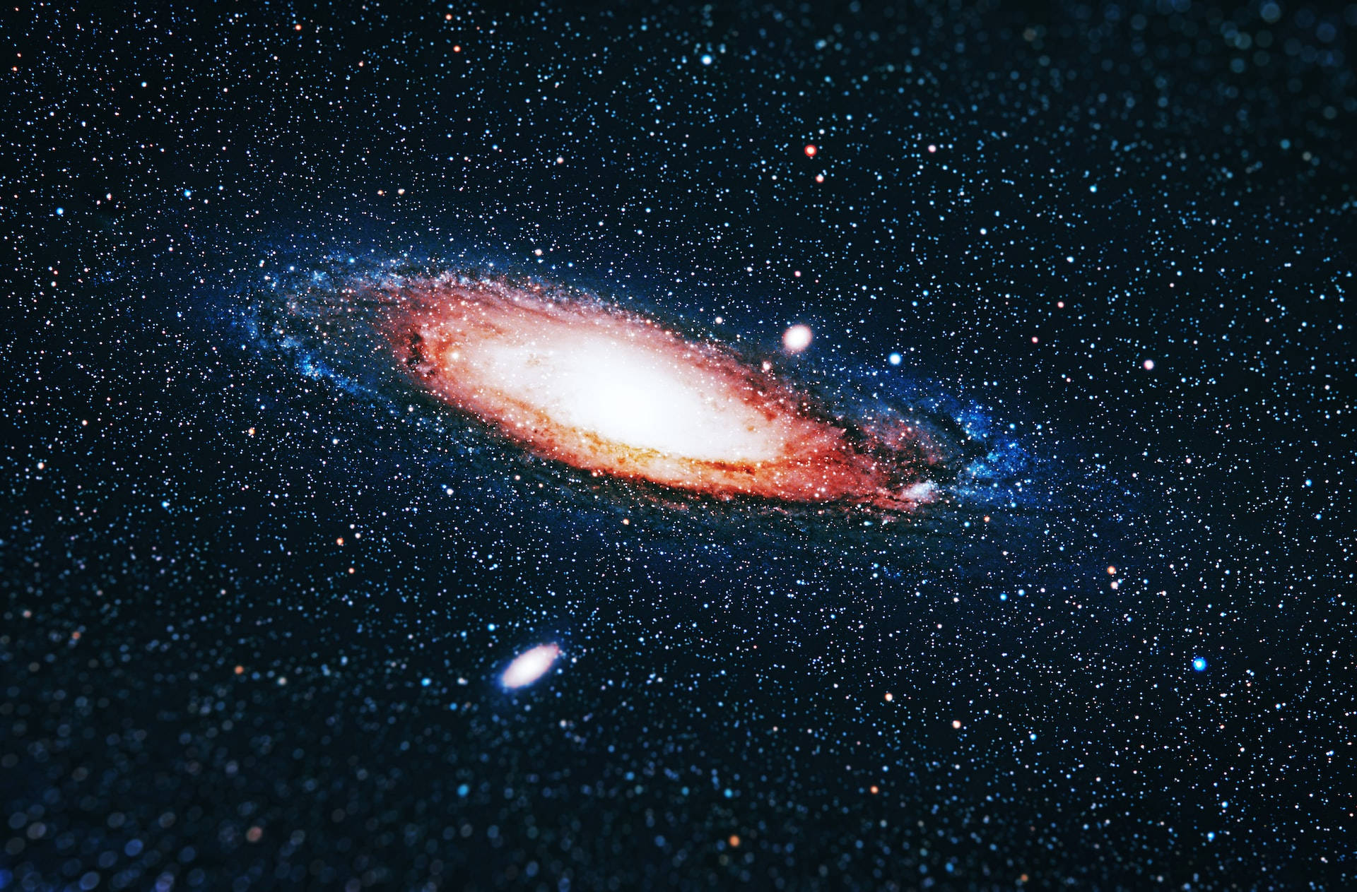 Andromeda Galaxy Background Wallpaper