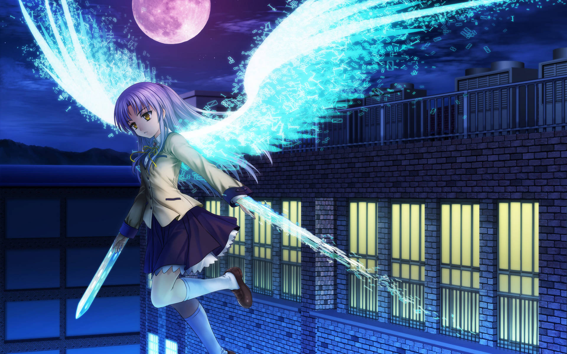 Angel Beats Achtergrond