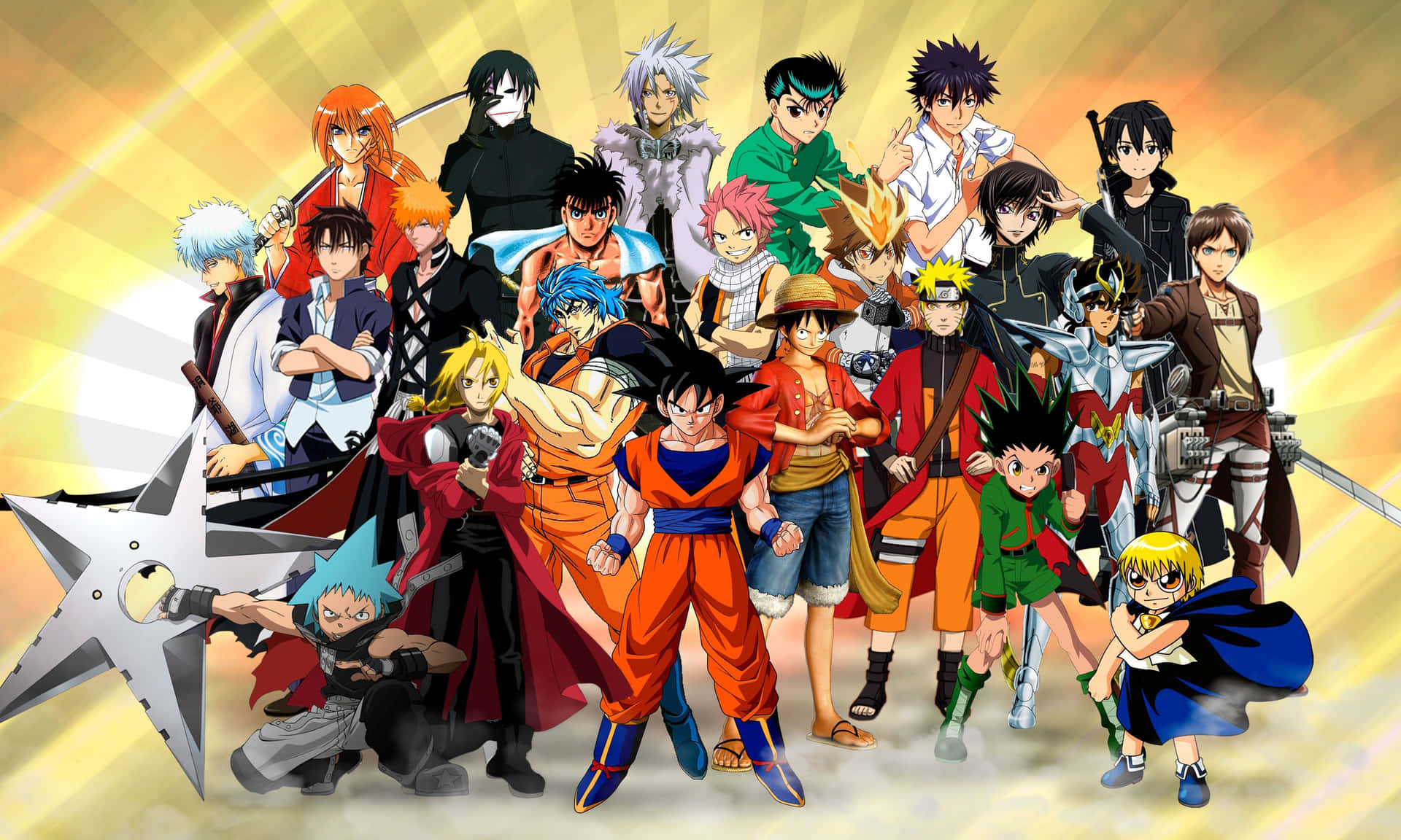 Anime Alle Charaktere Hd Wallpaper