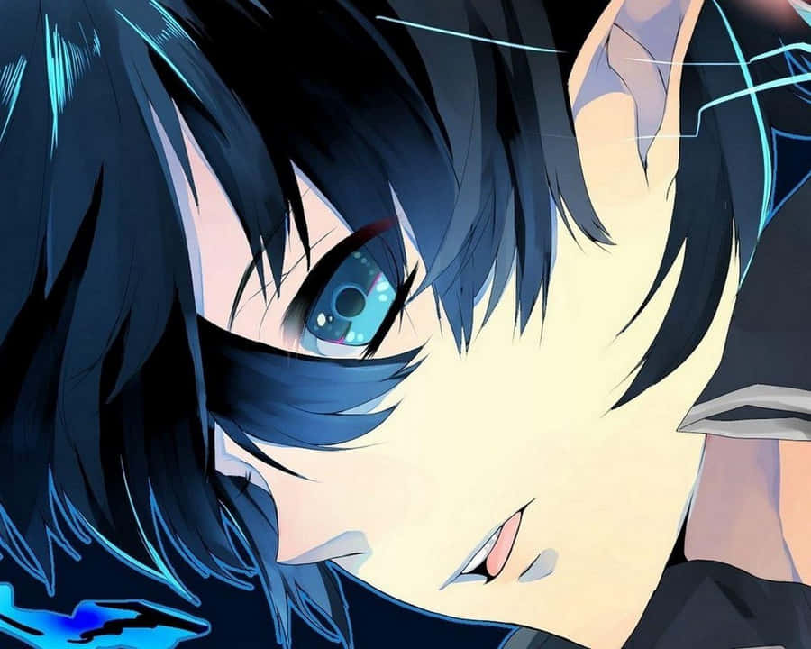Anime Boy With Black Hair Wallpaper