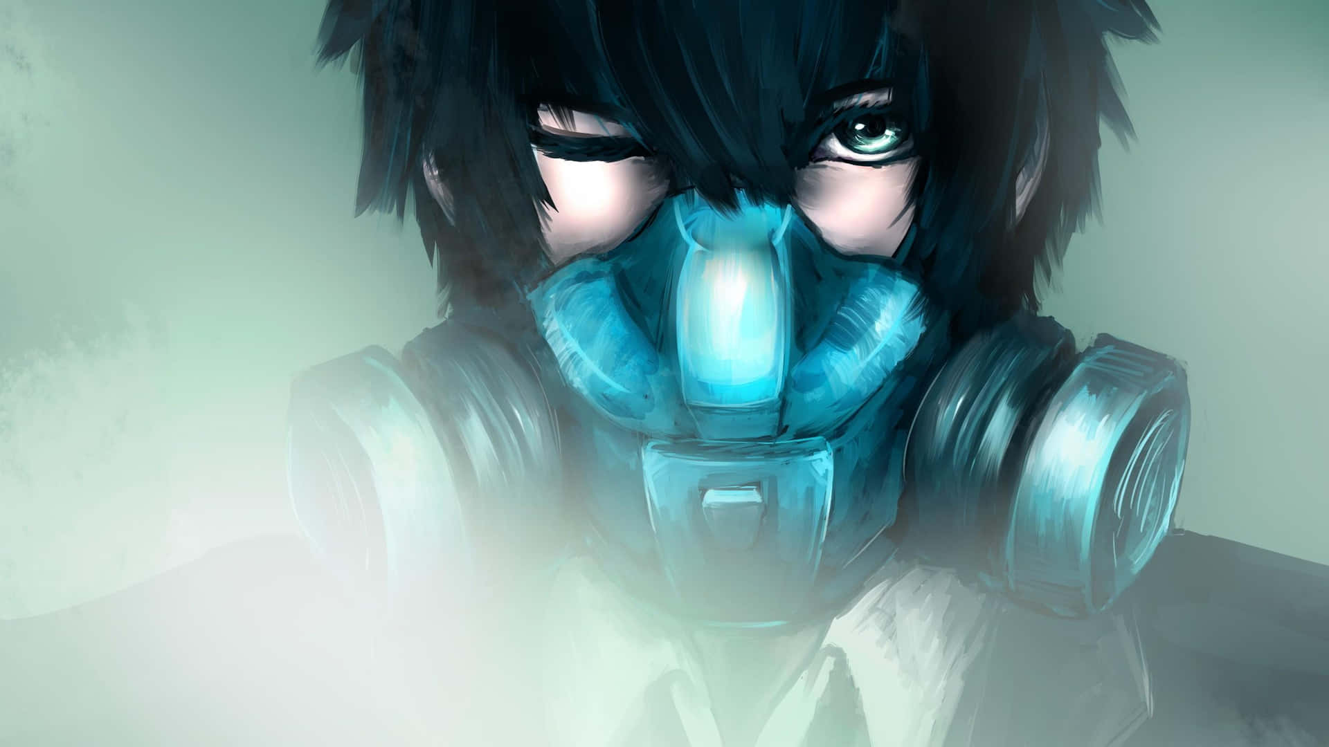 Anime Boy With Mask Wallpaper