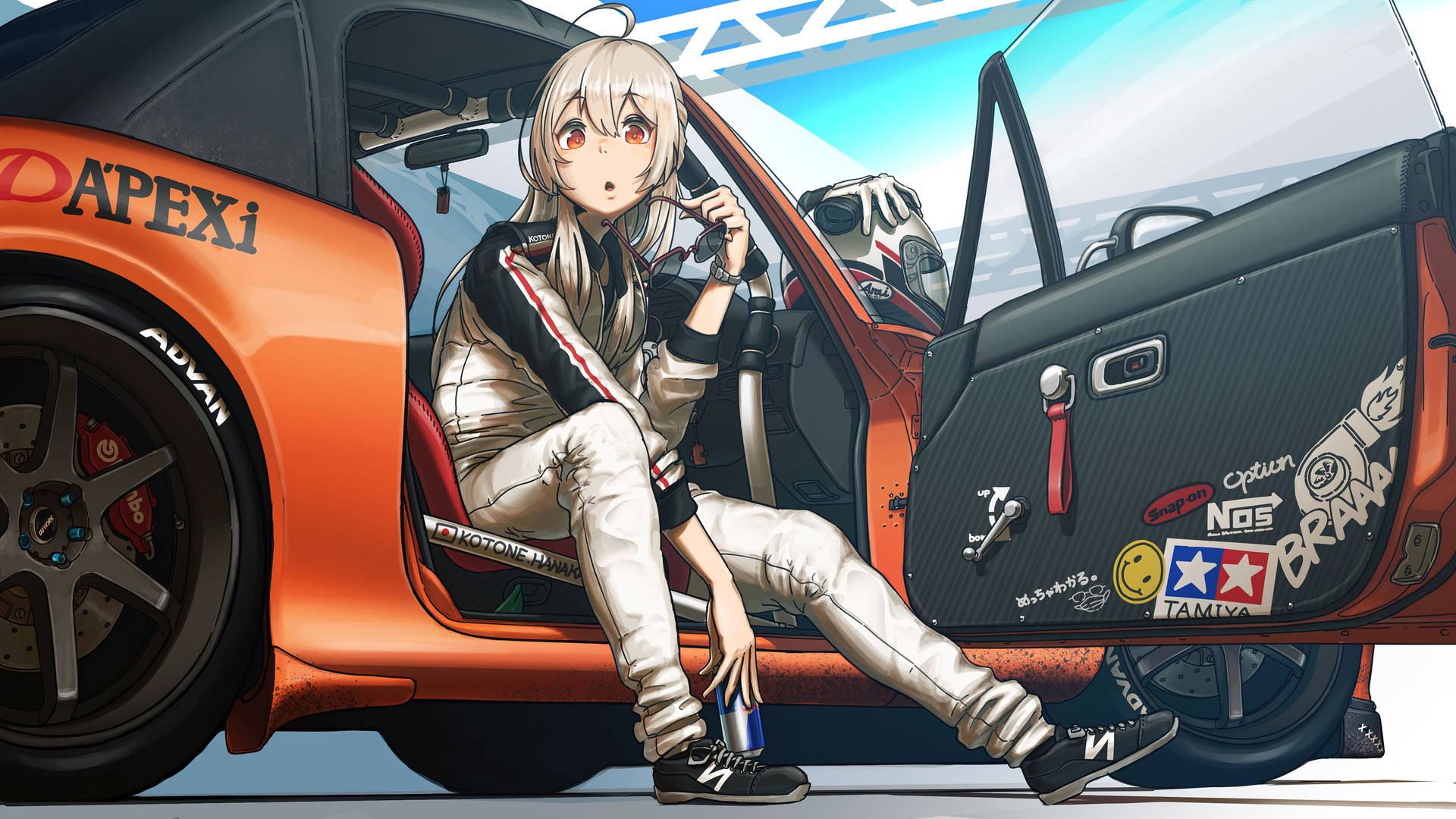 Anime Car Background