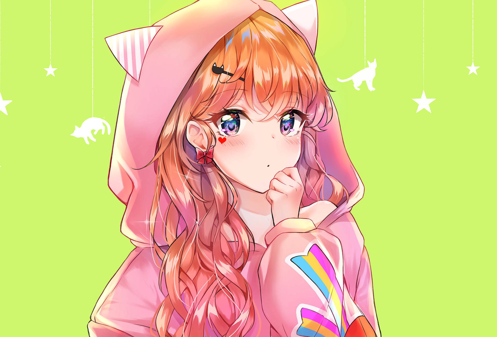 Anime Girl Hoodie Pictures