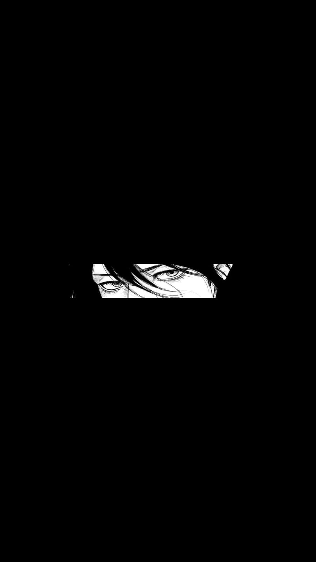 Anime Schwarz Weiß Hintergrund