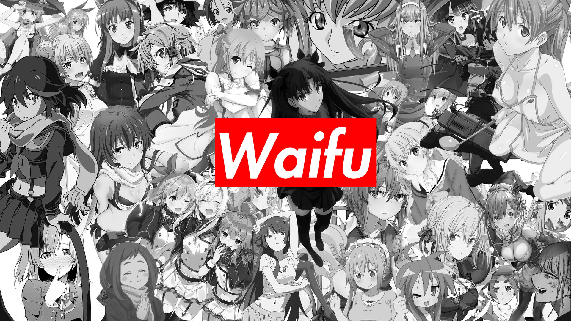Anime Waifu Bakgrund