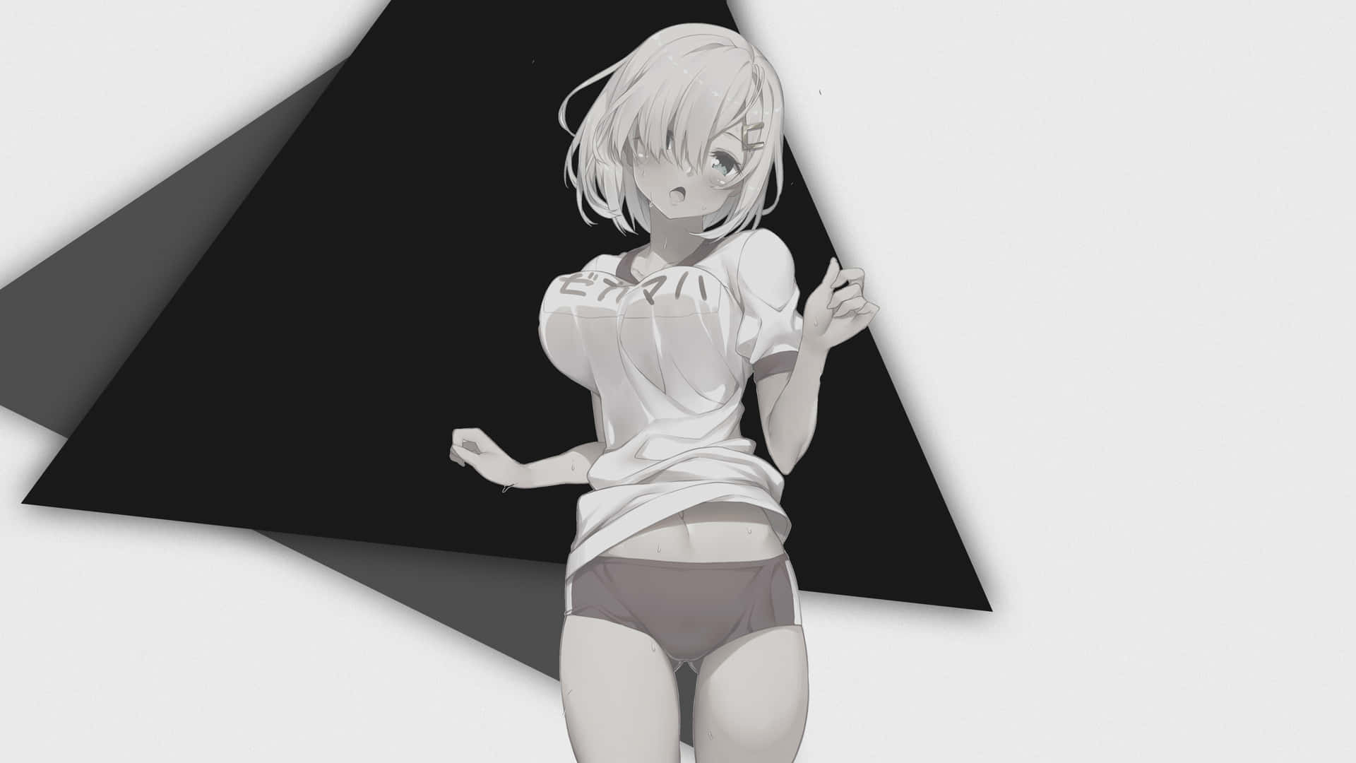 Anime White Background Wallpaper