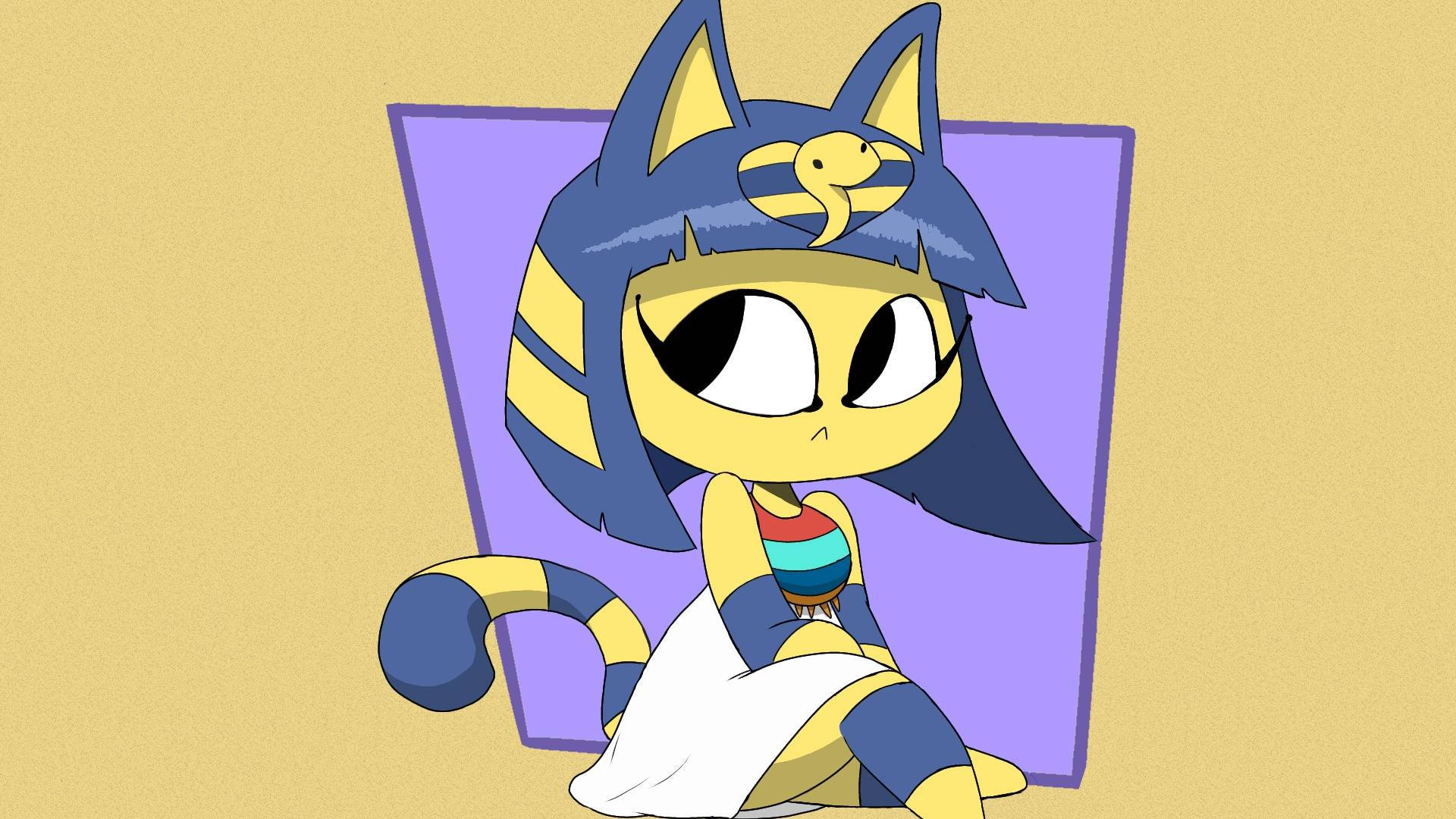 Ankha Animal Crossing Taustakuva