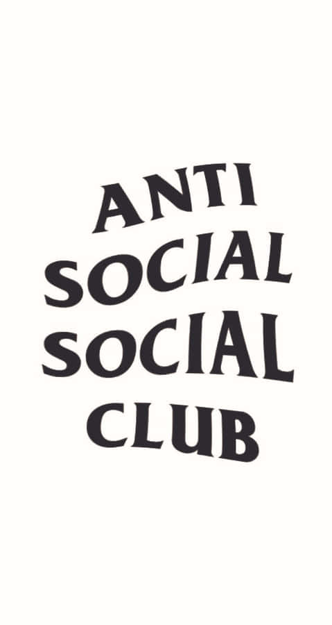 Anti Social Club Iphone Papel de Parede