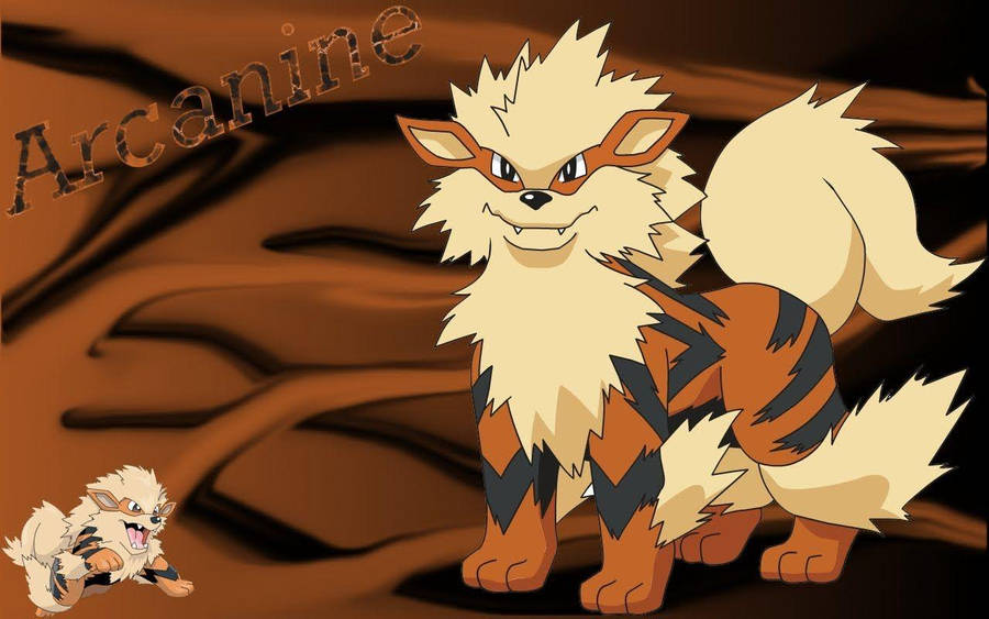 Arcanine Bakgrunnsbildet