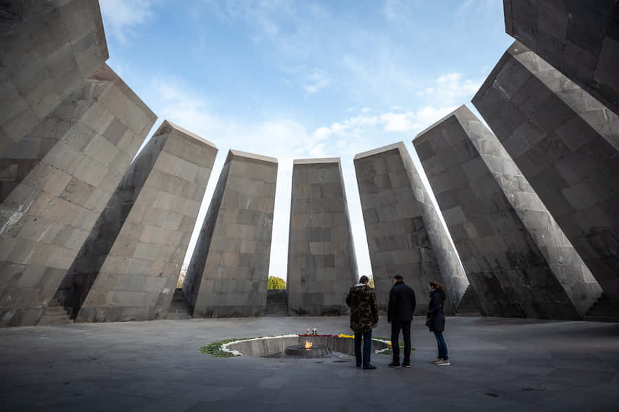 Armenisk Folkemord Minnesmerke Bakgrunnsbildet