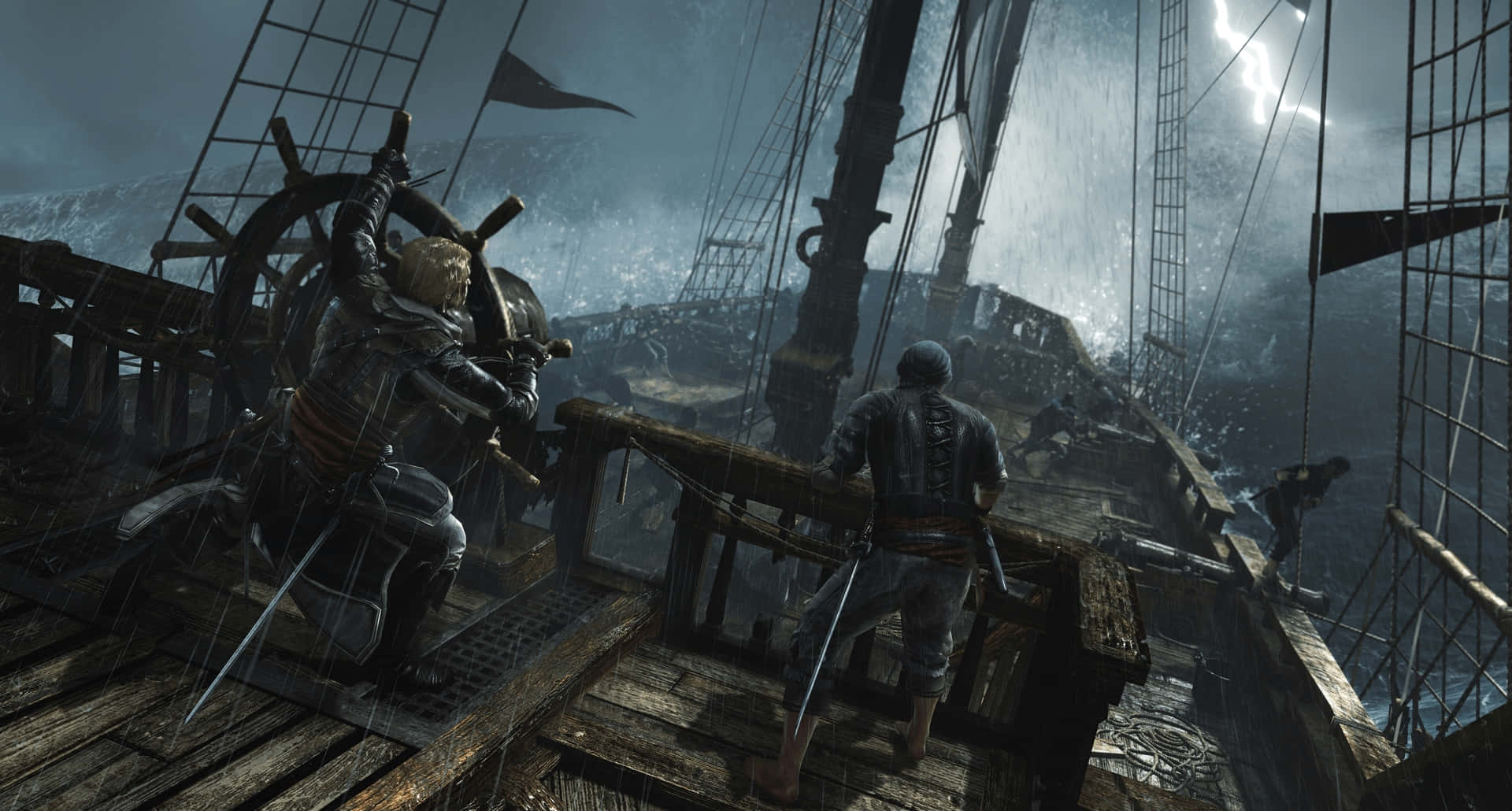 Assassin's Creed 4 Black Flag Ship Combat Fond d'écran