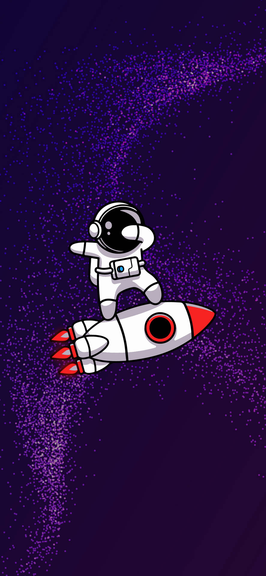 Astronot Kartun Wallpaper